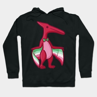 Cute Pterodactyl Abrosexual Dino Dinosaur Pterosaur Hoodie